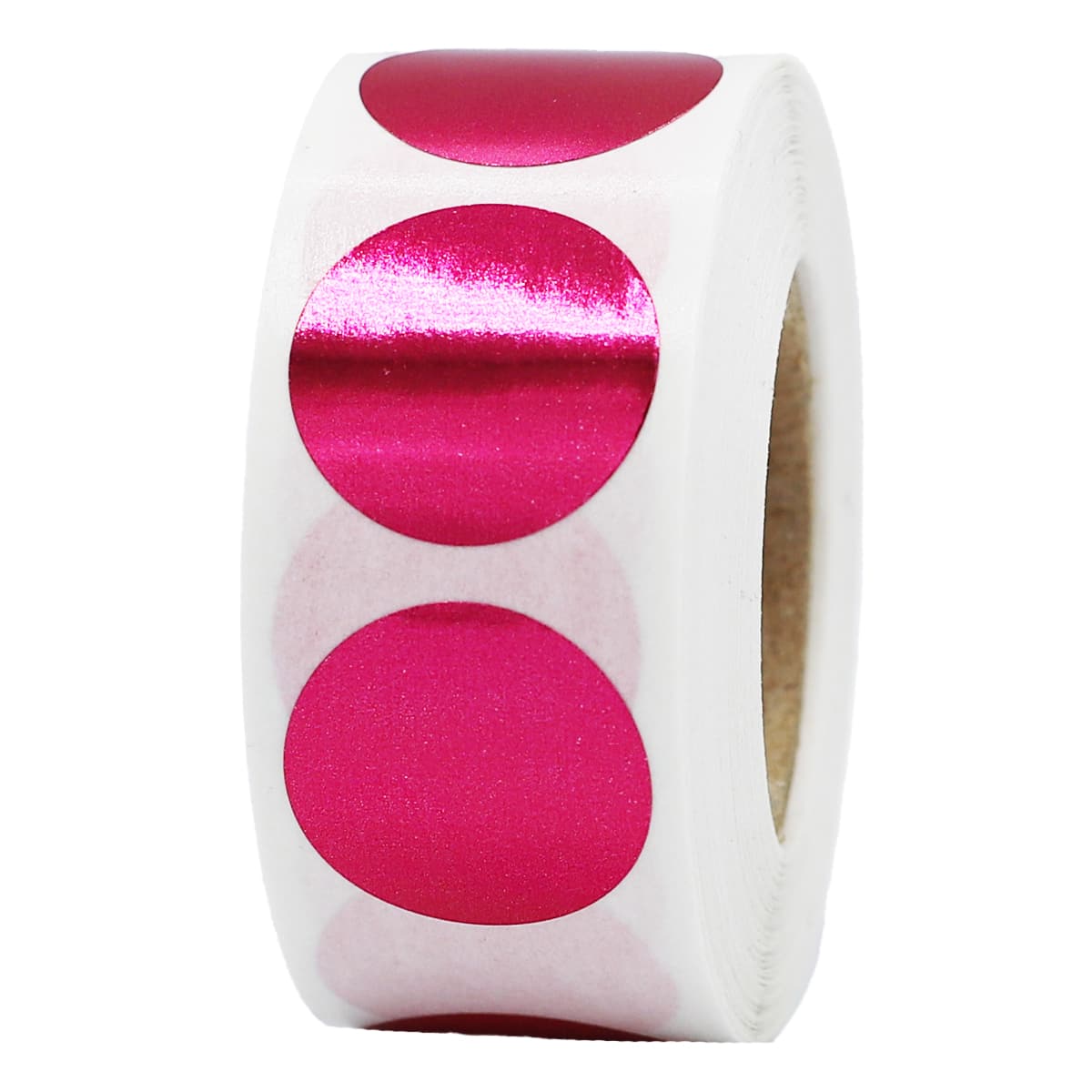 Metallic Red Labels 3/4" Round QTY 500 Metallic Red Labels 3/4" Round QTY 500