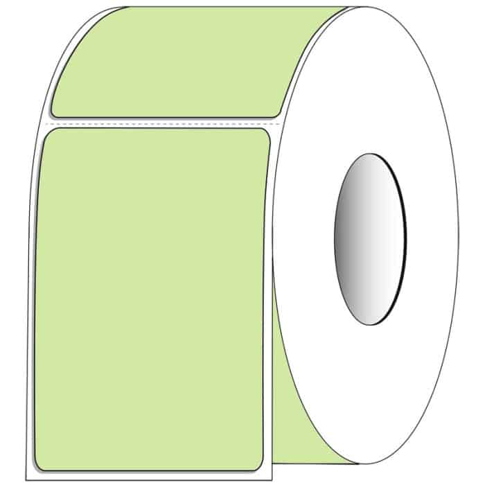 Thermal Transfer Green Labels | 3" Inch Core | 4" x 6" QTY 1000 Thermal Transfer Green Labels | 3" Inch Core | 4" x 6" QTY 1000
