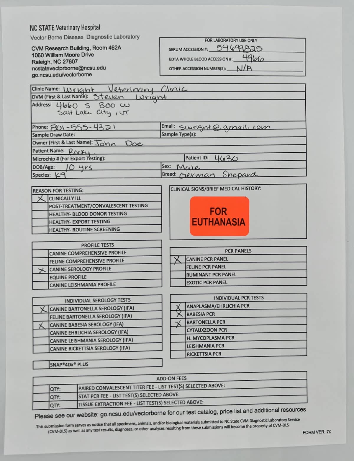 For Euthanasia Veterinarian Labels | 1" x 1.5" QTY 500 For Euthanasia Veterinarian Labels | 1" x 1.5" QTY 500