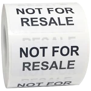 Stickers That Say Not For Resale QTY 500 Stickers That Say Not For Resale QTY 500