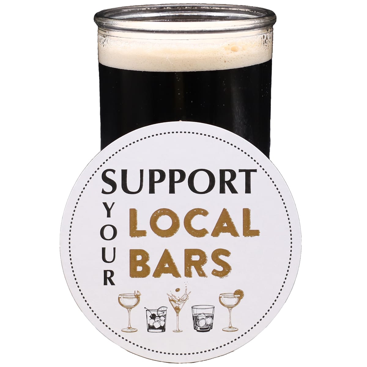 Support Your Local Bars Coasters 25 Pack Support Your Local Bars Coasters 25 Pack