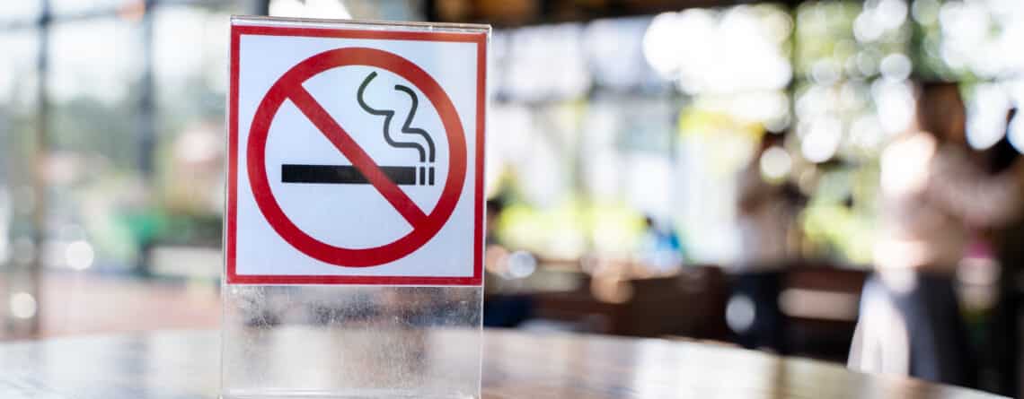 when to use no smoking stickers