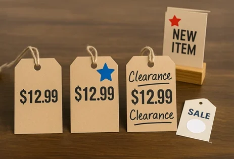 Star Stickers for July 4th Displays