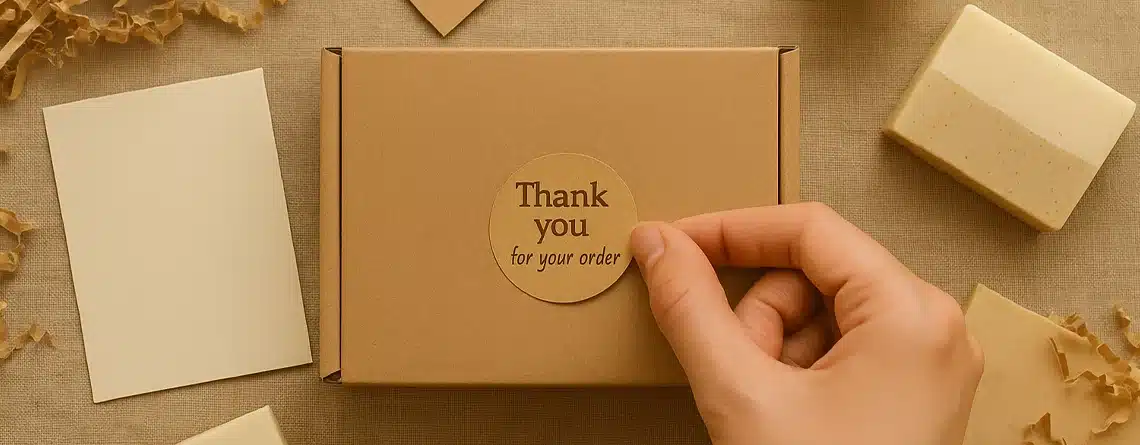 thumbnail image 2 of Thank You For Your Facebook Purchase – Sticker Labels, Multiple Sizes, Unbranded 2 of 5
