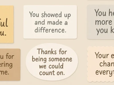 Thank You for Volunteering