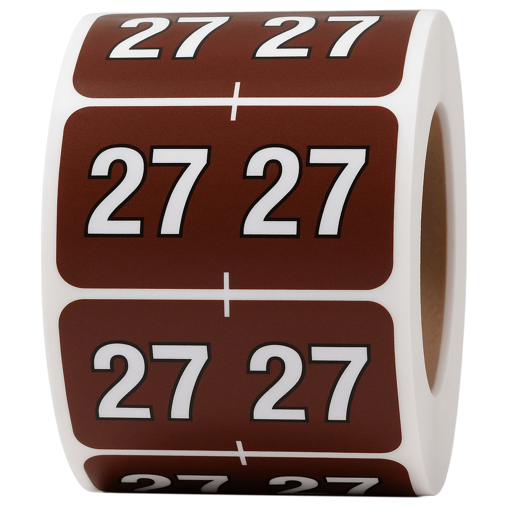 Year 2027 Barkley Compatible Filing Labels QTY 500 Year 2027 Barkley Compatible Filing Labels QTY 500