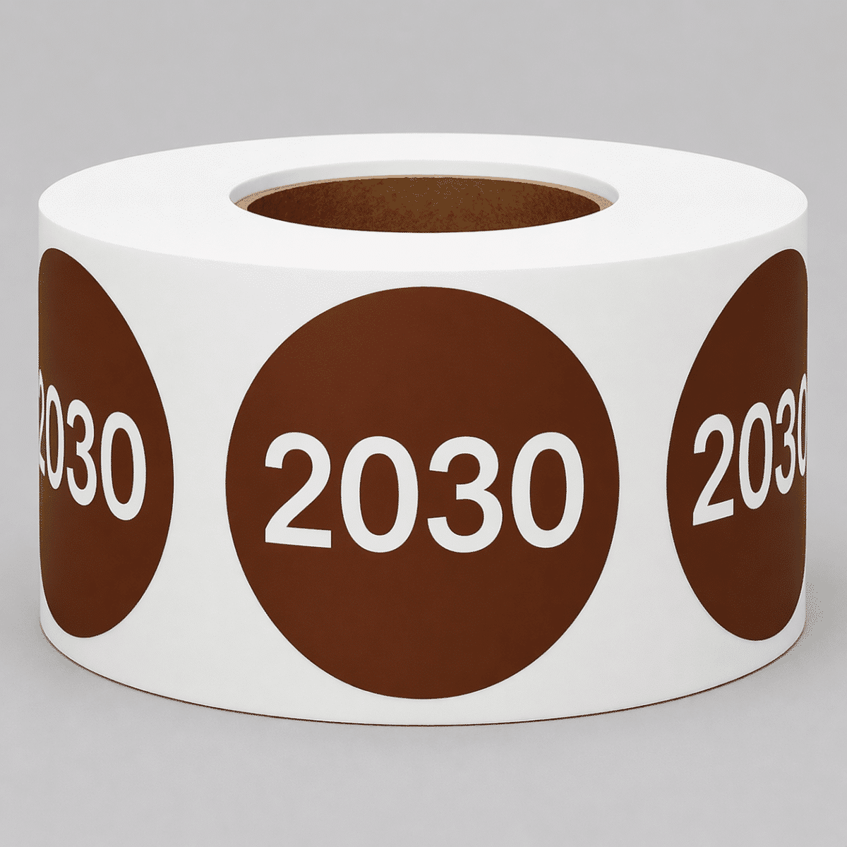 Year 2030 Stickers | 1.5" Round Year 2030 Stickers | 1.5" Round