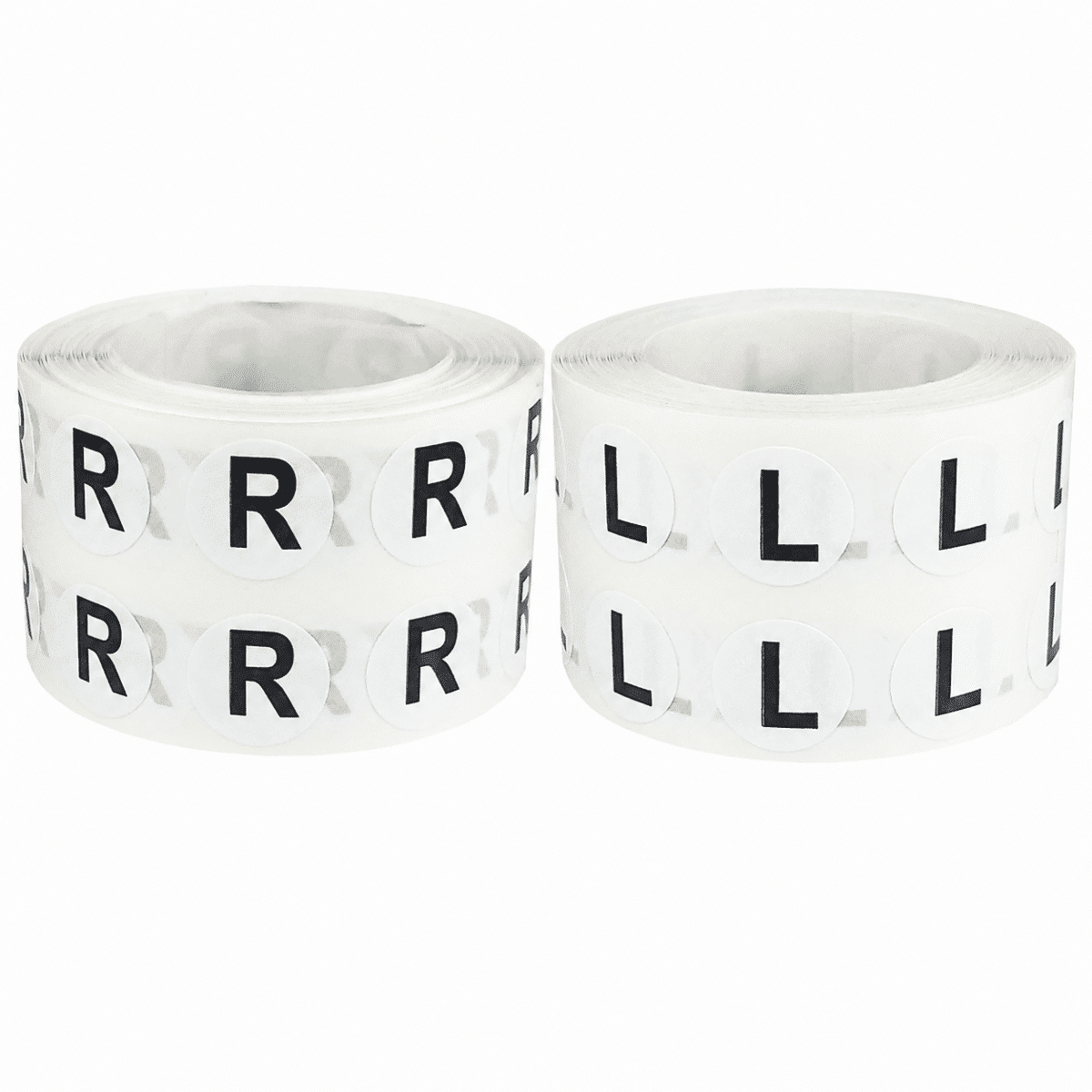 1/2 Inch Round Left and Right Labels | L & R Sticker Rolls 1/2 Inch Round Left and Right Labels | L & R Sticker Rolls